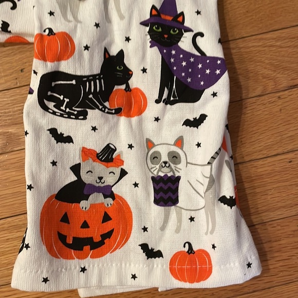 vintage high-end boutique mcm retro style
Kitchen towel set rare halloween cats - Picture 2 of 2